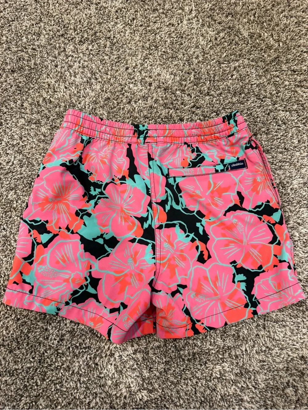 chubbies bright floral